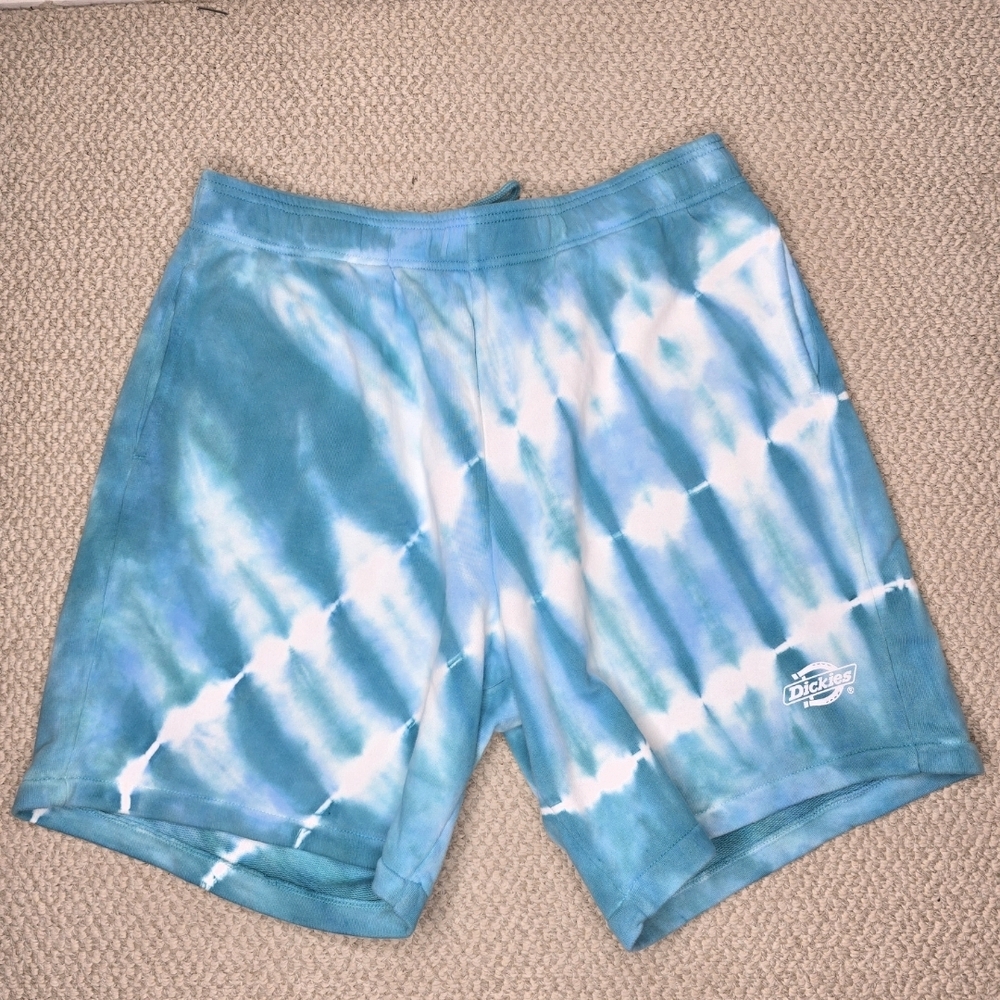 Dickies Blue Tie-Dye Shorts NWOT Large